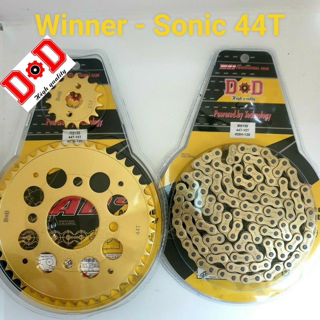 NHÔNG SÊN DĨA WINNER WINNER X SONIC HONDA D.D VÀNG CHẤT LƯỢNG CAO