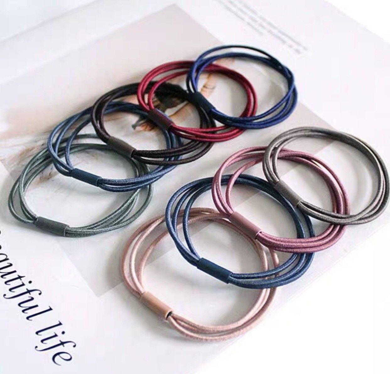 Sỉ 10 Dây Cột Tóc 3 Sợi Siêu Đẹp - phukienteen