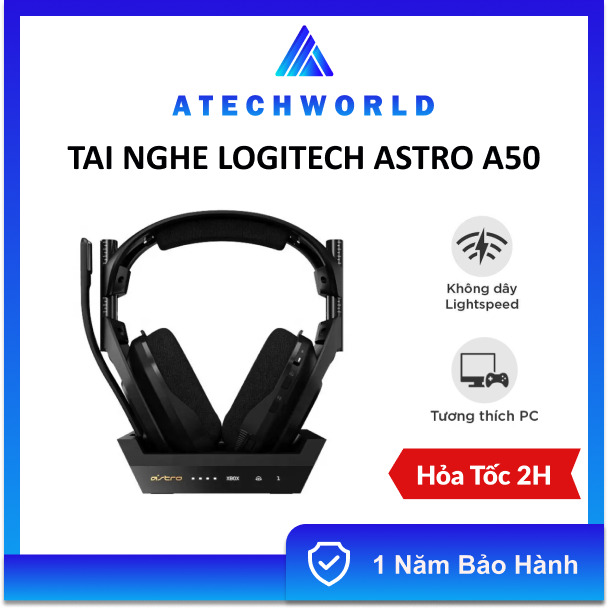 Tai Nghe Không Dây Logitech Astro A50 Gaming BH 1 năm Có Xuất VAT