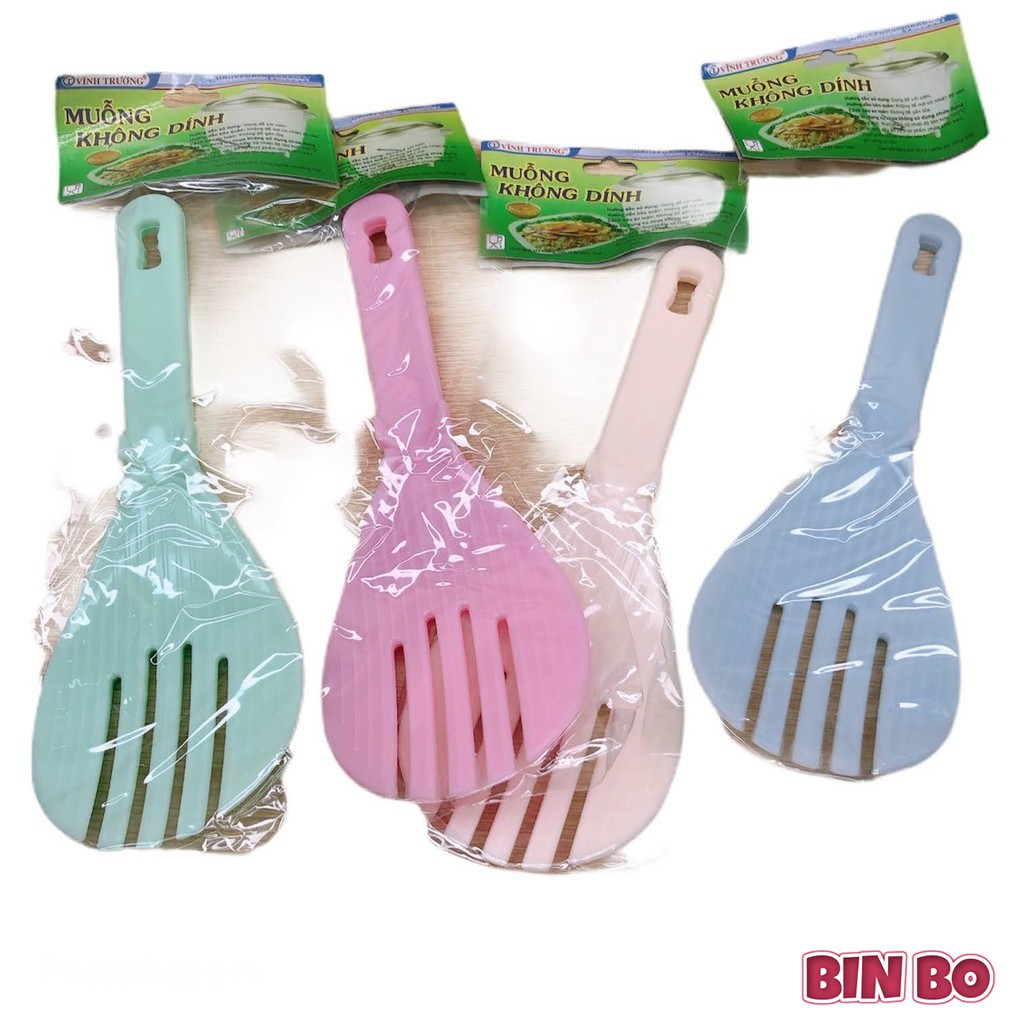 Muỗng múc cơm vá xới cơm không dính Vĩnh Trường có ba chĩa