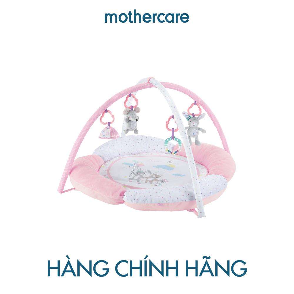 Mothercare - thảm chơi cao cấp cực êm hình tròn màu hồng
