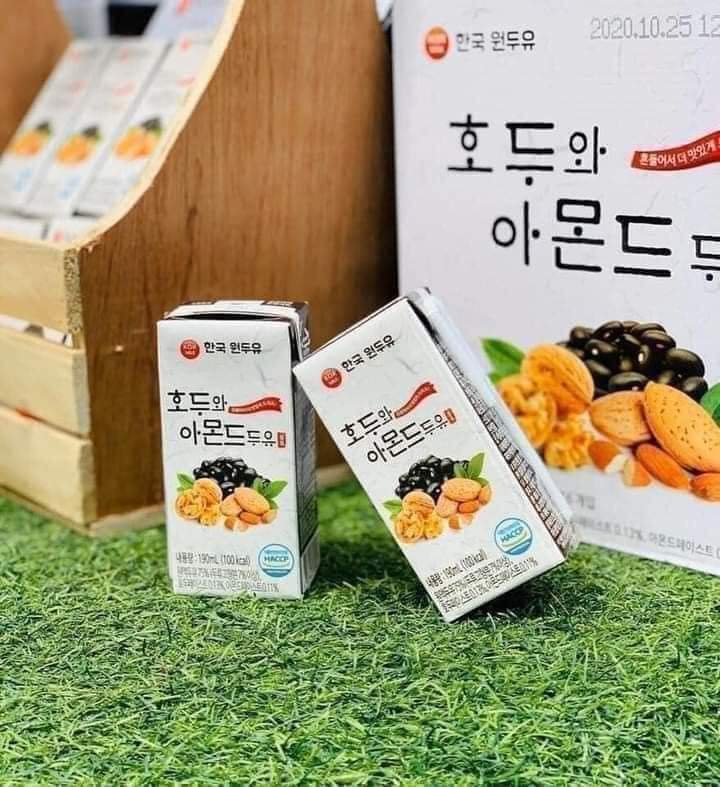 Sữa hạt nhân đậu đen óc chó