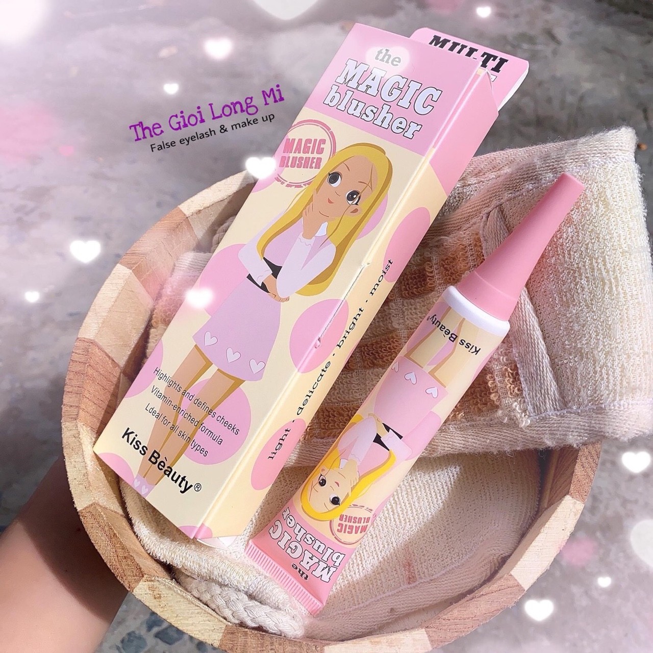 [HCM]Má hồng gió Kissbeauty Mới Toanh