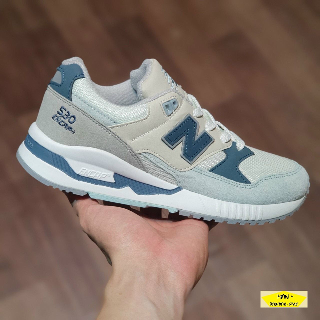 Giày thể thao New Balance 530 viền xanh xanh năng động, hot hit 2021 dành  cho nữ (FREESHIP + SALE) 