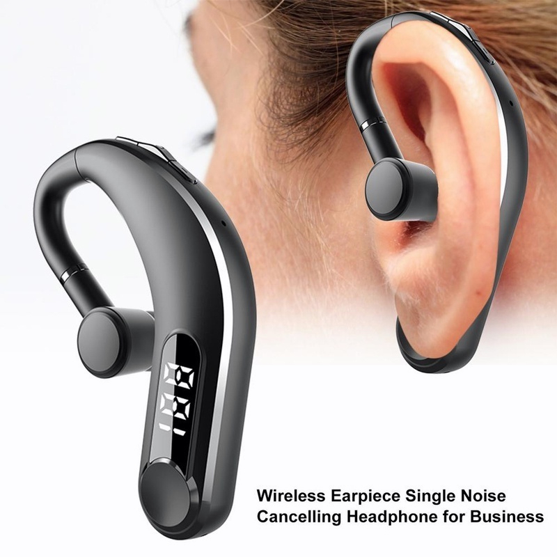 Tai nghe Bluetooth M22 ( 1 bên ) Giảm tiếng ồn dành cho Lái xe grap shipper, sale kinh doanh Pin trâu Tai nghe Thể thao Stereo Âm thanh nổi
