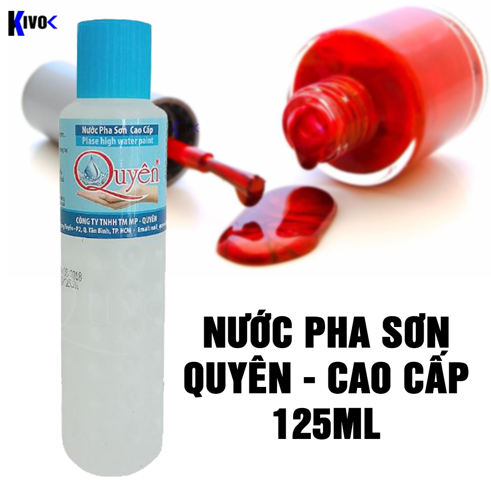 Nước Pha Sơn Móng Tay Móng Chân QUYÊN Cao Cấp 125ml