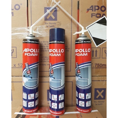   GIÁ 1 CHAI  Keo Bọt Nở PU Foam  Apollo  trám bít khe nứt   750ml  