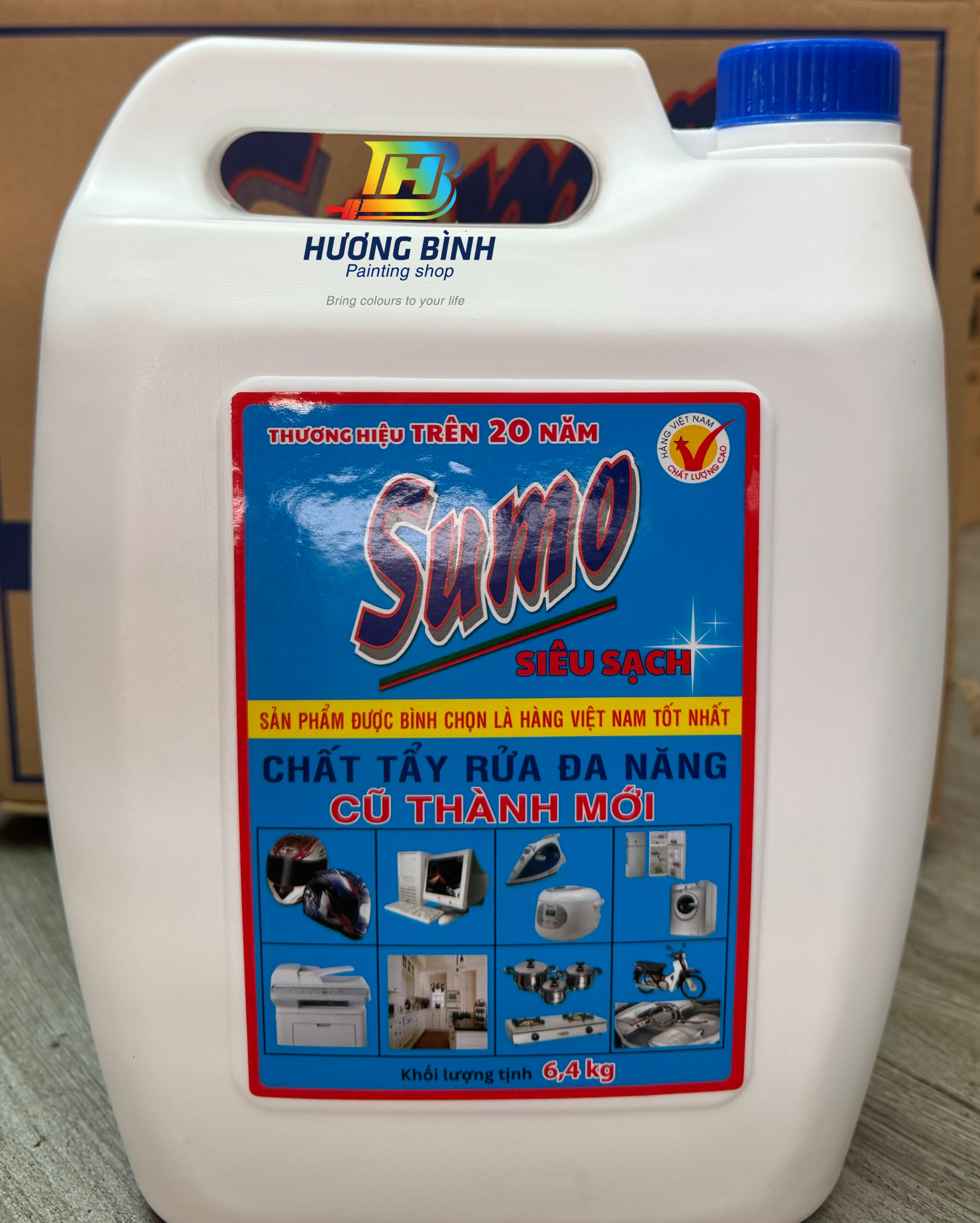 [Bình 6.4kg] Chất tẩy siêu sạch Sumo - Chất tẩy rửa đa năng