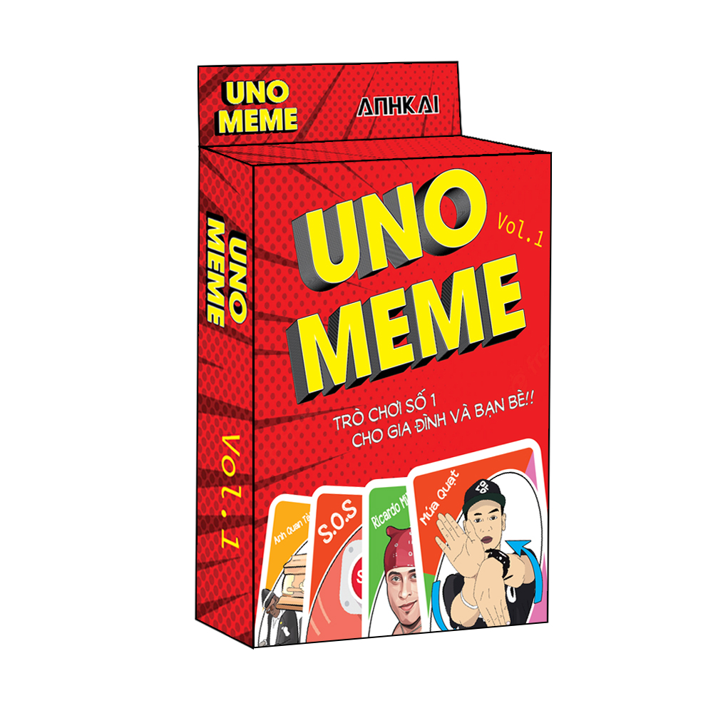 Hộp bài Memeno - Uno Meme