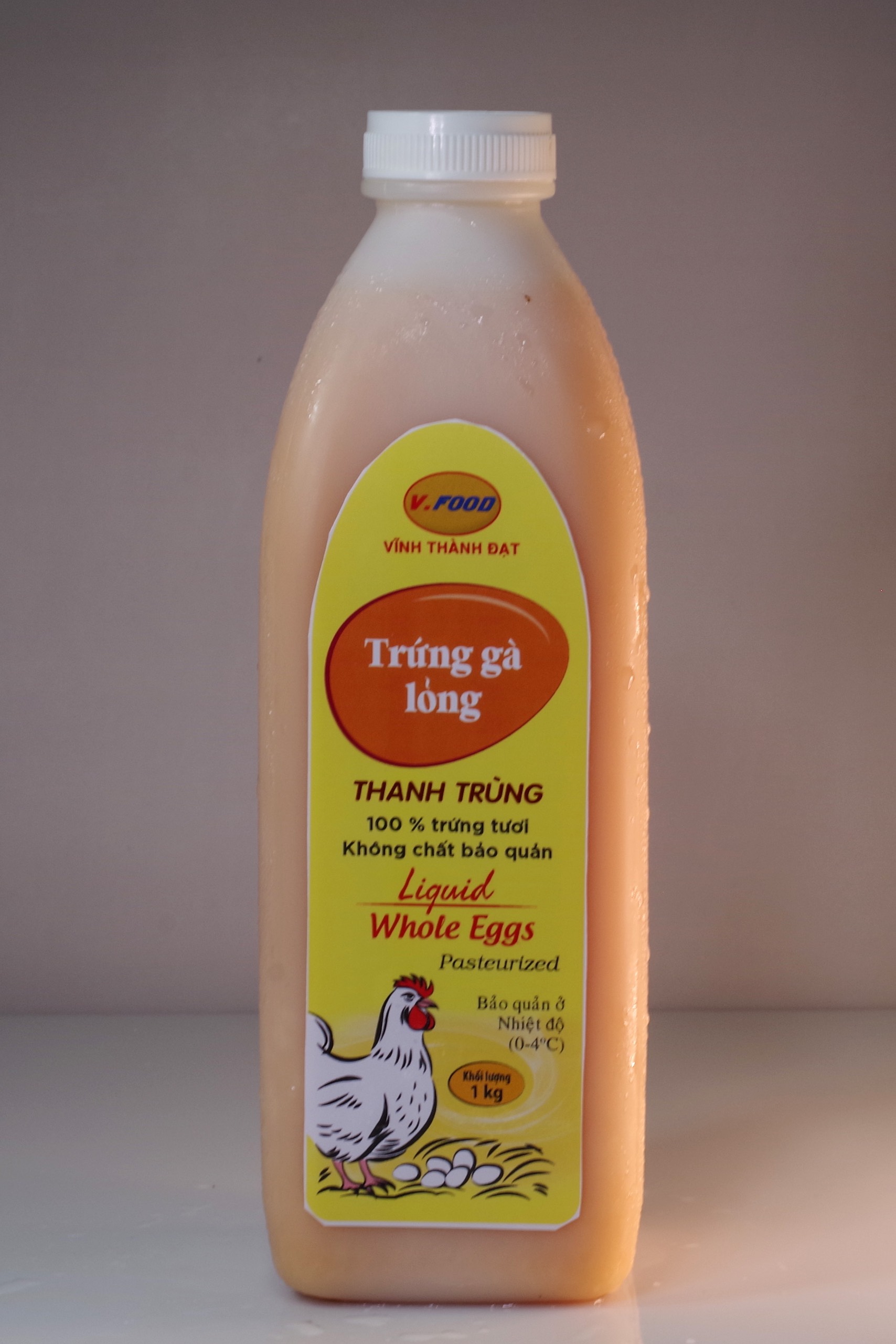 Trứng gà lỏng thanh trùng