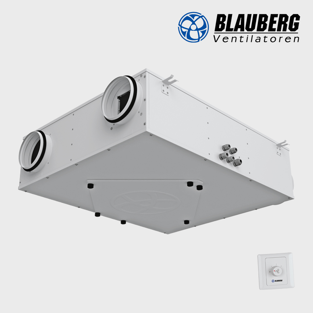 Quạt khí tươi hồi nhiệt treo trần Blauberg - KOMFORT ERV D R S3