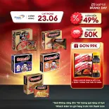 Thùng Mì Omachi Gói 80g - Thùng 30 Gói x 80g (Bao bì có thể thay đổi theo đợt nhập hàng)