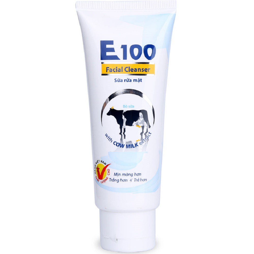 Sữa rửa mặt E100 tinh chất sữa bò 80ml