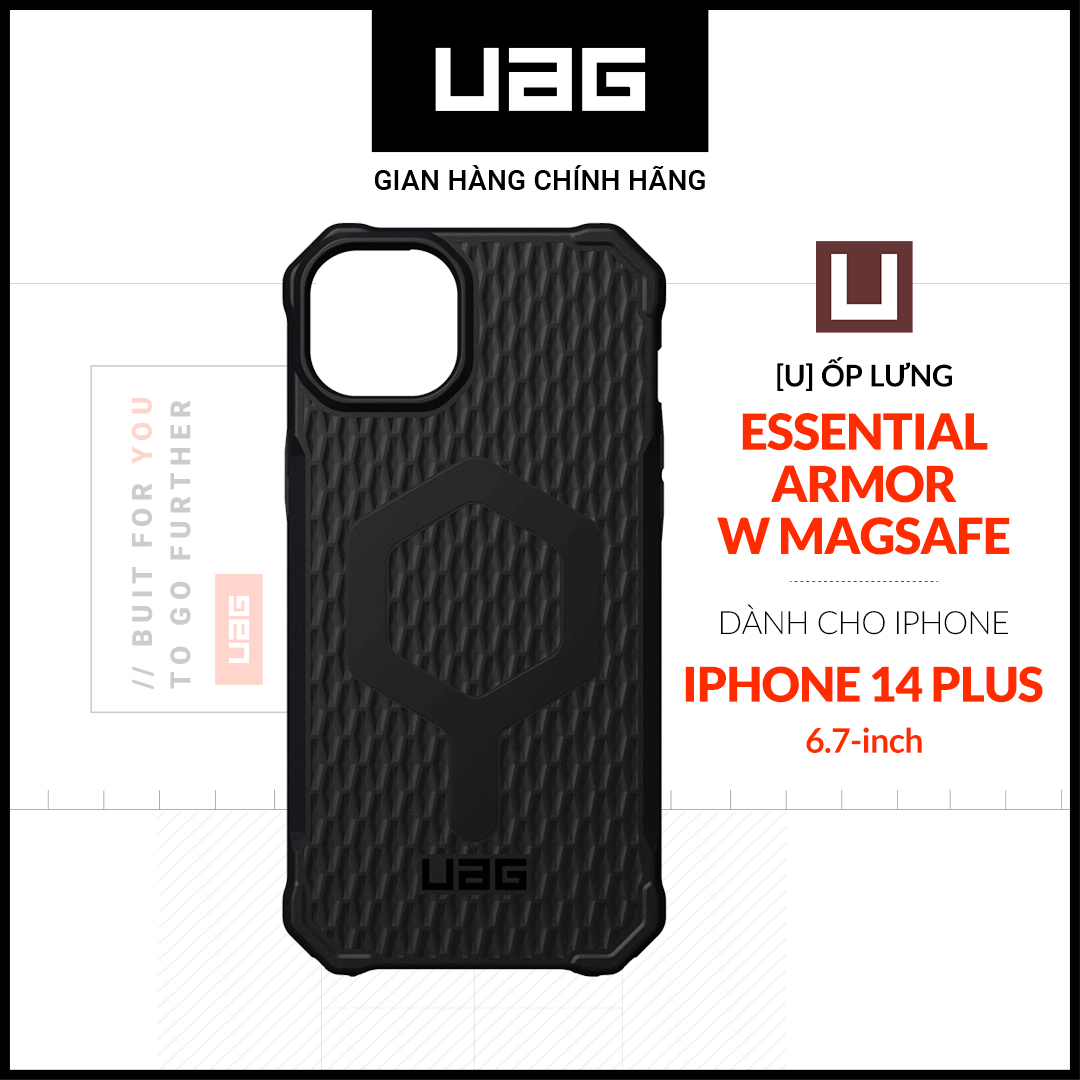 Ốp lưng uag essential armor magsafe cho iphone 14 plus