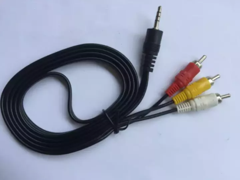 Dây AV 1 đầu 3ly ra 3 đầu bông sen 1.5m