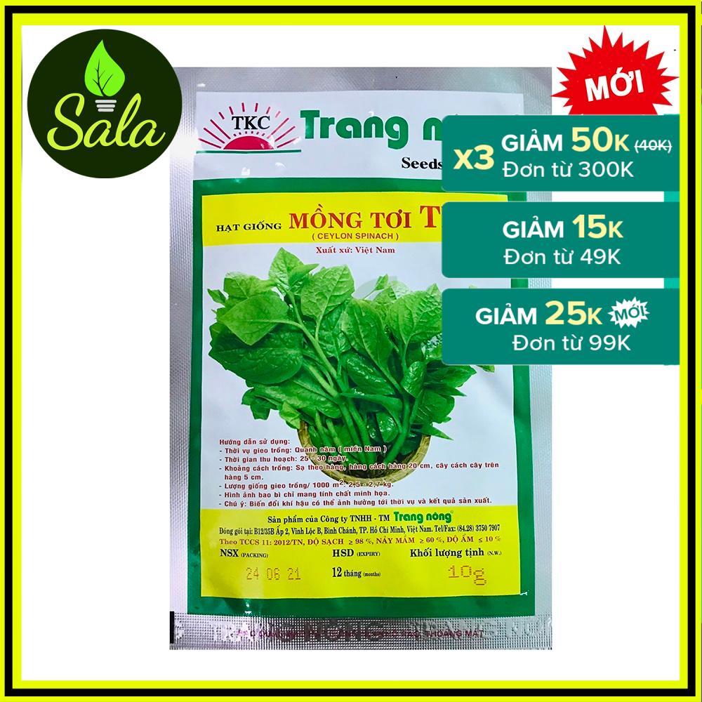 Hạt giống mồng tơi trang nông tn1