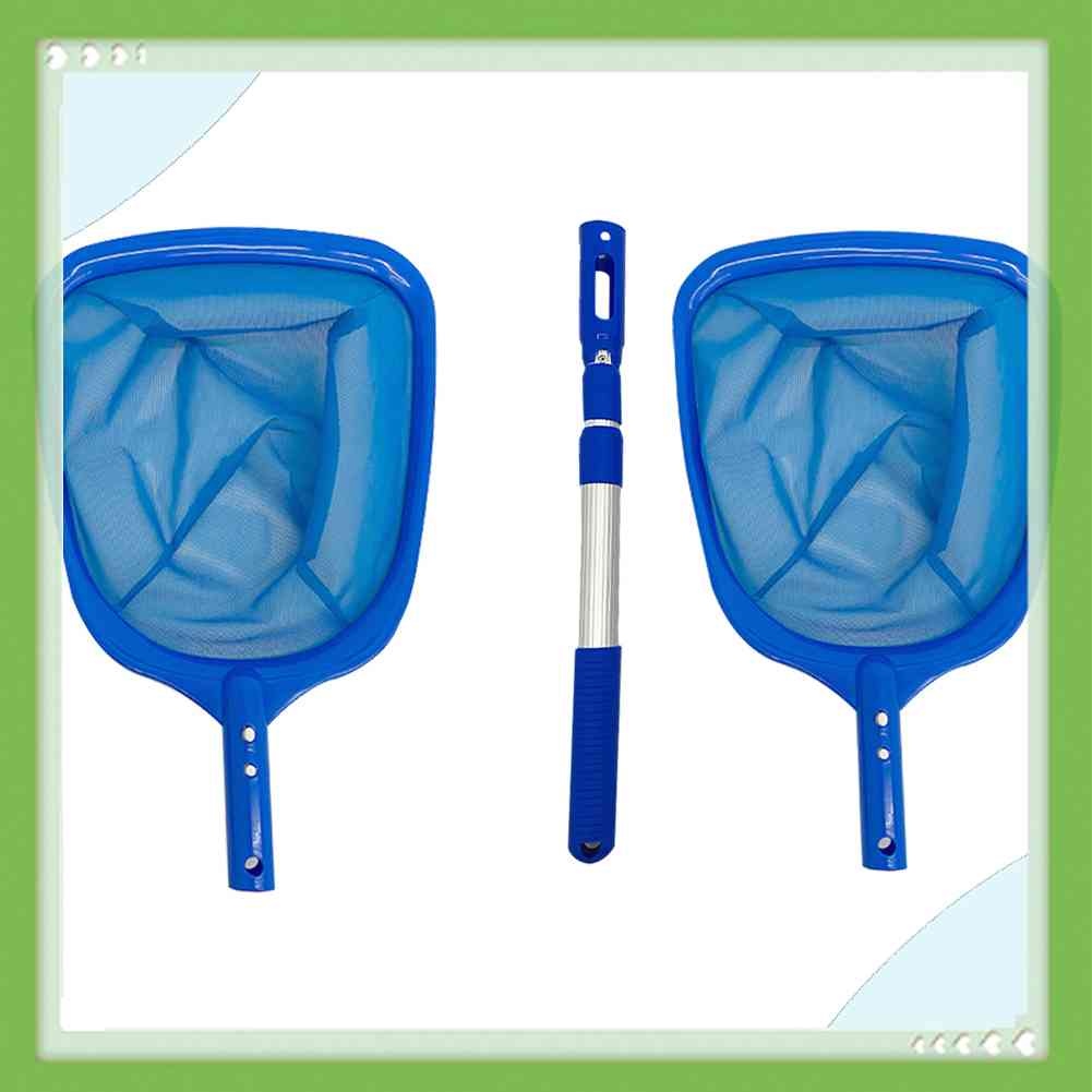 Vợt lưới vớt rác làm sạch hồ bơi có thanh cầm