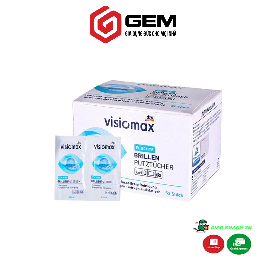 Giấy lau kính VISOMAX nhập khẩu Đức - Giấy lau màn hình điện thoại, Lens máy chụp ảnh