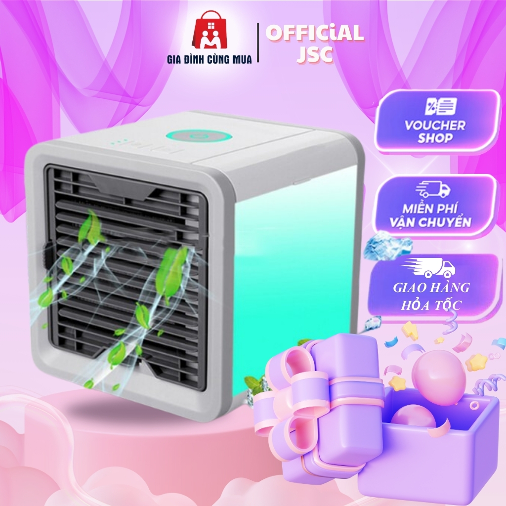 (HÀNG XỊN) {Giá Siêu Sốc} Quạt Đá Điều Hòa Hơi Nước Mini Để Bàn - Quạt tạo ẩm làm mát không khí