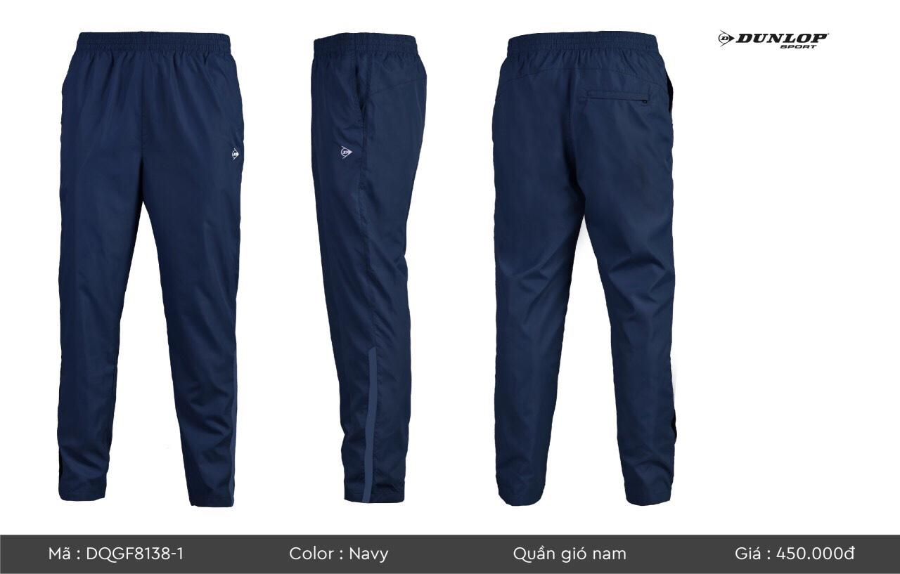 Quần gió thể thao Dunlop 2 lớp