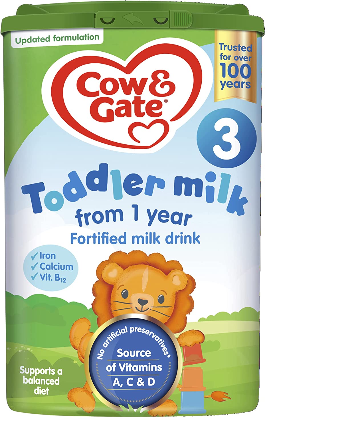 Sữa bột Cow & Gate số 1,2,3 nội địa Anh Quốc hộp 800g date T11