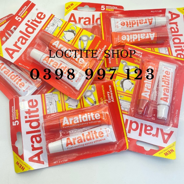 Keo dán hai thành phần araldite rapid 5 phút , keo epoxy araldite 5 minutes