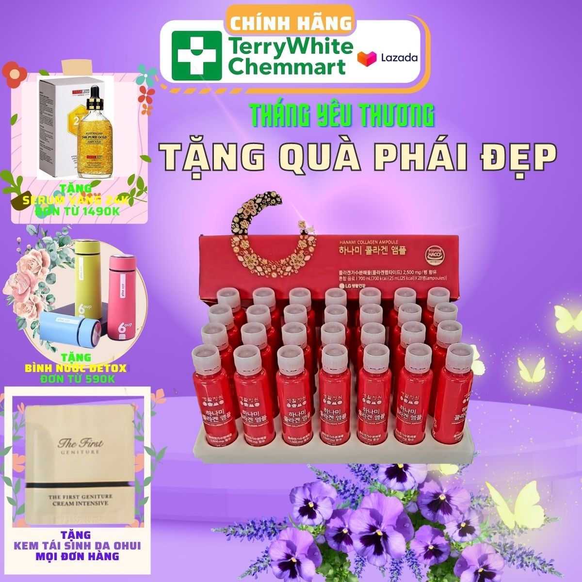 Nước uống Collagen Hanami-Ohui -Đẹp da