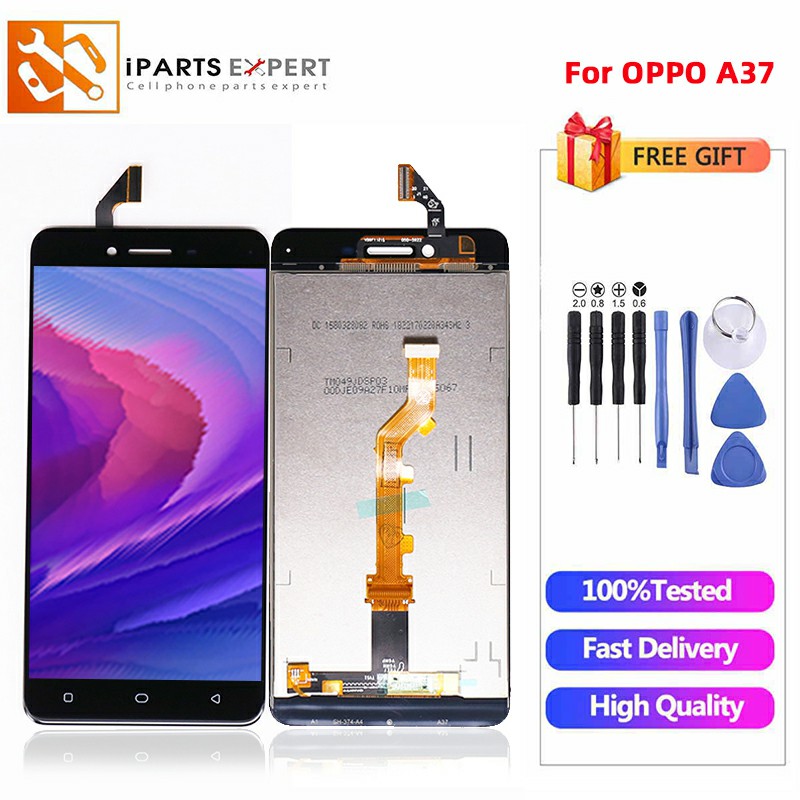 IPARTSEXPERT Bộ Màn Hình LCD OPPO A37 LCD A37F A37FW Màn Hình Cảm Ứng Màn Hình LCD Cho OPPO A37 Cảm Biến Số Hóa Cho OPPO A37 A37F A37FW A37M