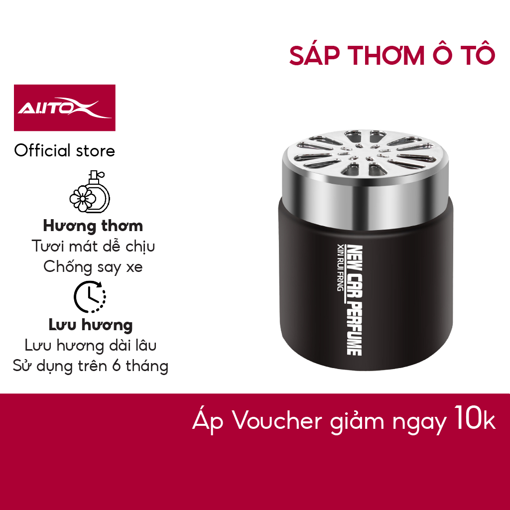 Sáp thơm xe ô tô cao cấp AutoX khử mùi xe hơi thiết kế sang trọng mùi