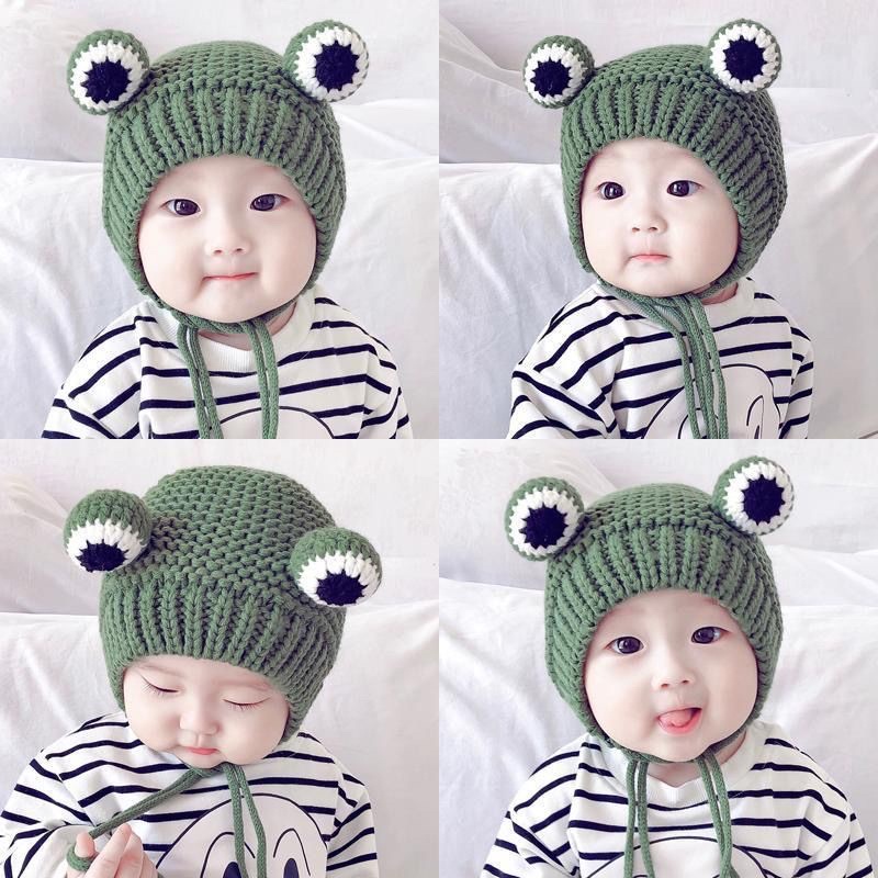 Mũ Len hình Ếch con xinh xắn