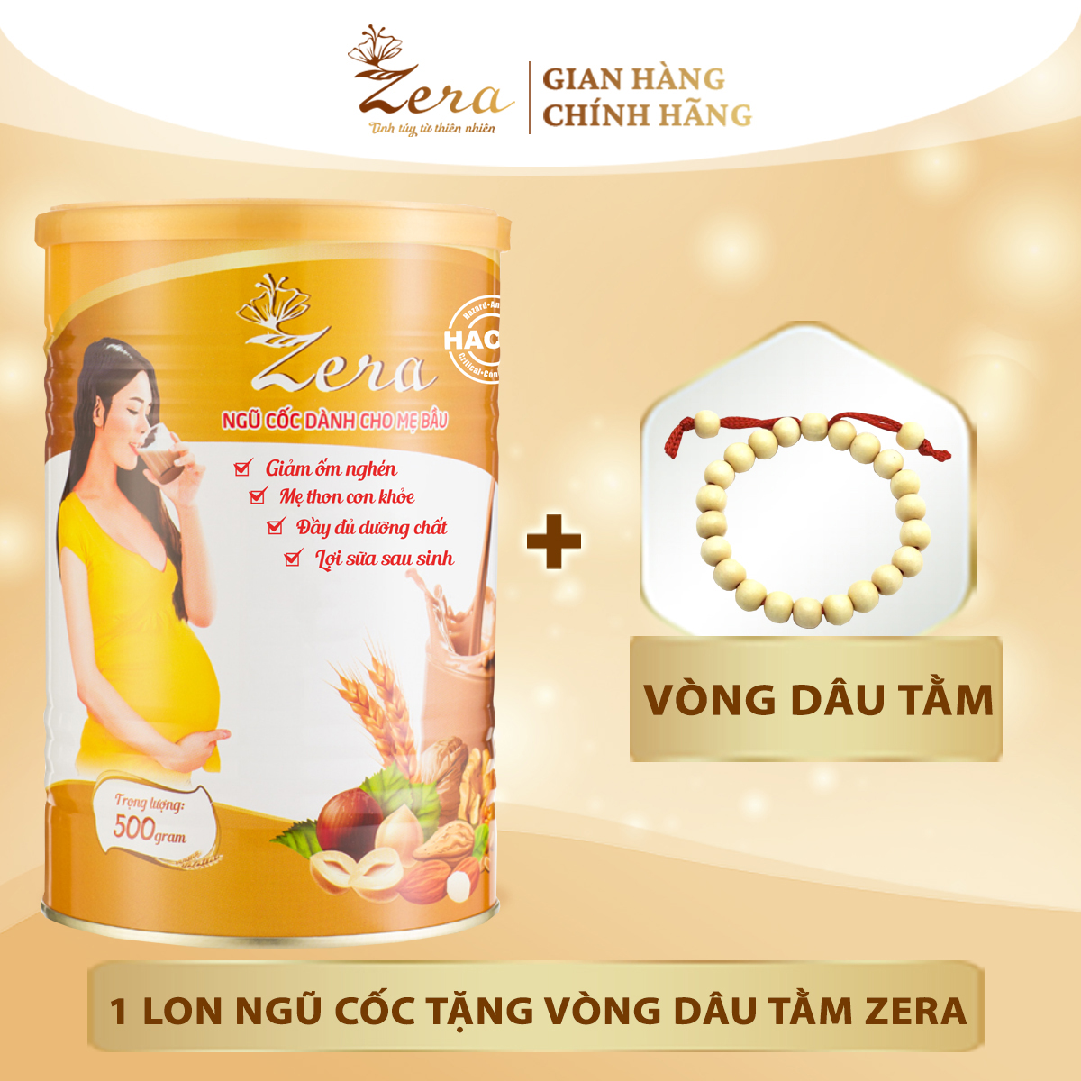 Ngũ cốc lợi sữa Zera - Dành Cho Mẹ Sau Sinh - TẶNG VÒNG DÂU TẰM - Giúp Sữa đặc nhiều chất dinh dưỡng cho con bú