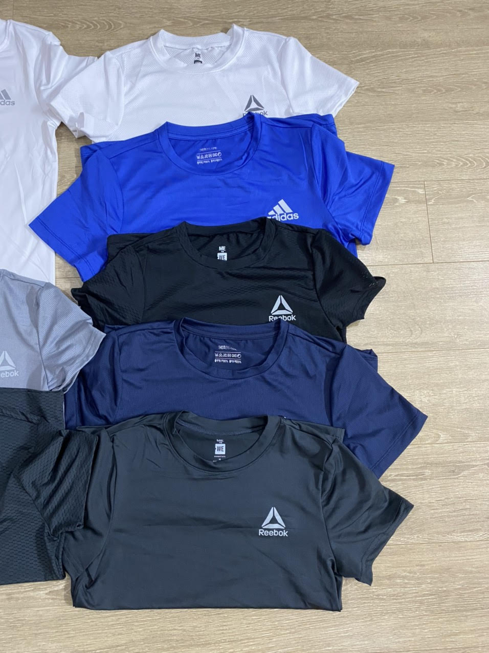 Áo thun lạnh thông hơi cho bé trai 3-12 tuổi adidas, reebok