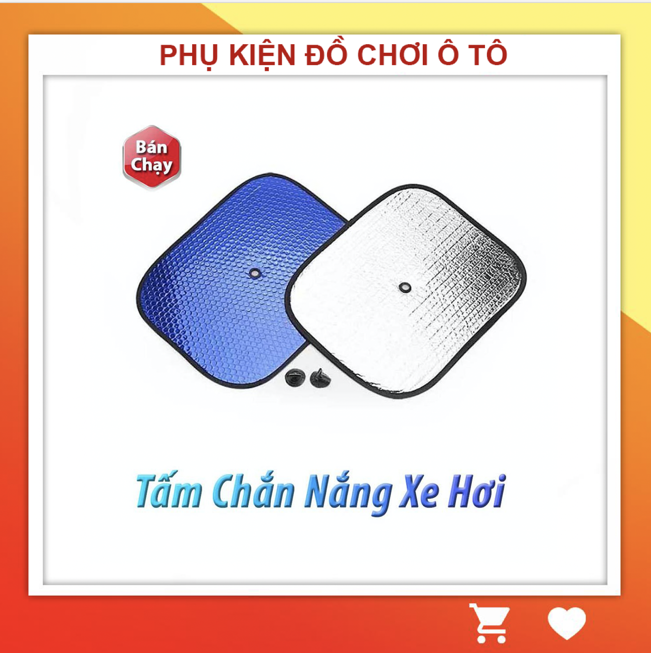 Bộ 2 tấm che nắng ô tô