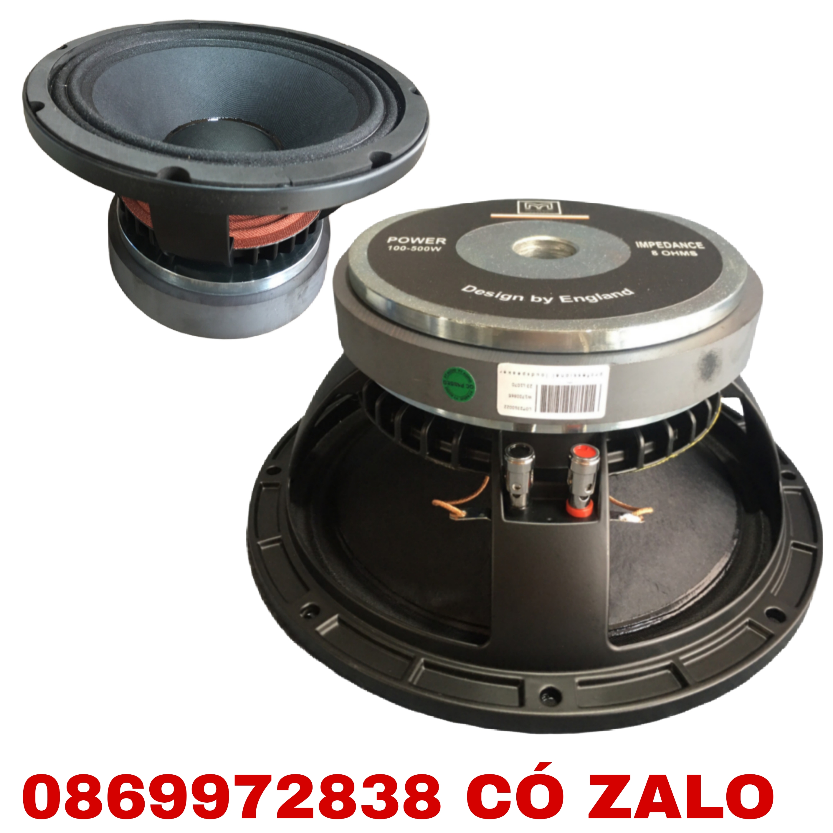 LOA BASS 25 MARTIN TỪ 170 COIL 65 XƯƠNG NHÔM GIÁ HAI LOA