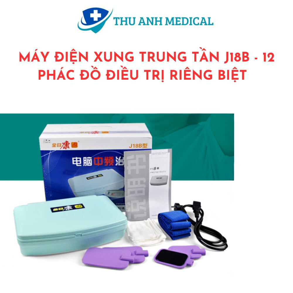 Máy điện xung trung tần j18b - 12 phác đồ riêng biệt