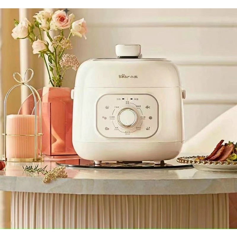 Nồi áp suất điện bear 2l nồi nấu cơm, nồi hầm đa năng