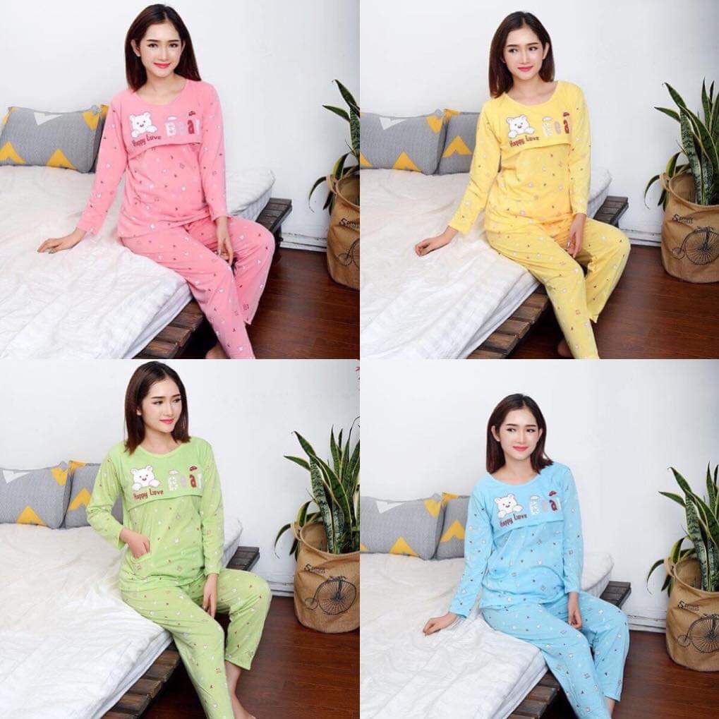 Bộ bầu và sau sinh beer, 100% cotton