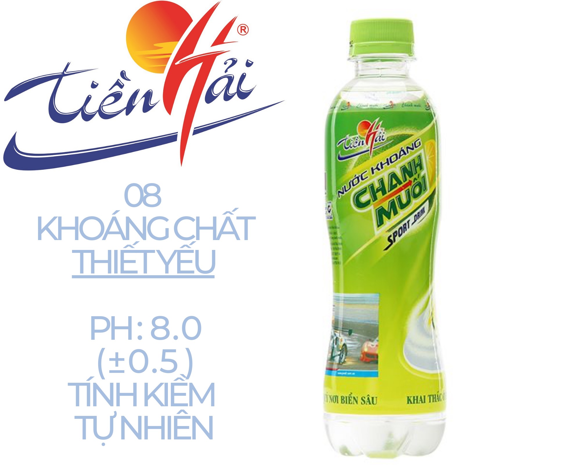 Nước khoáng Chanh muối Tiền Hải ( Thùng 24 chai )