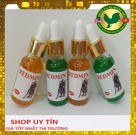 Redmin cao cấp - combo 2 chai 20ml - dinh dưỡng cao cấp cho gà đá
