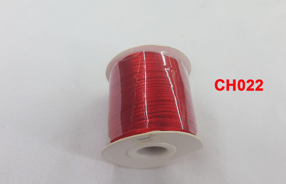 HCMCuộn dây vải thun màu đỏ đan vòng