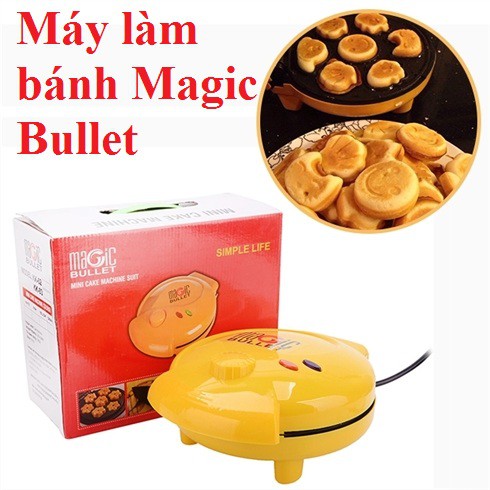Máy Nướng Bánh Và Làm Bánh Hình Thú -Máy làm bánh bông lan nướng hình thú Magic/ Sử dụng rất đơn giản, chỉ cần đánh tan hỗn hợp trứng & bột