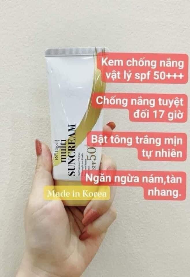 Kem chống nắng chống nhăn chống lão hoa