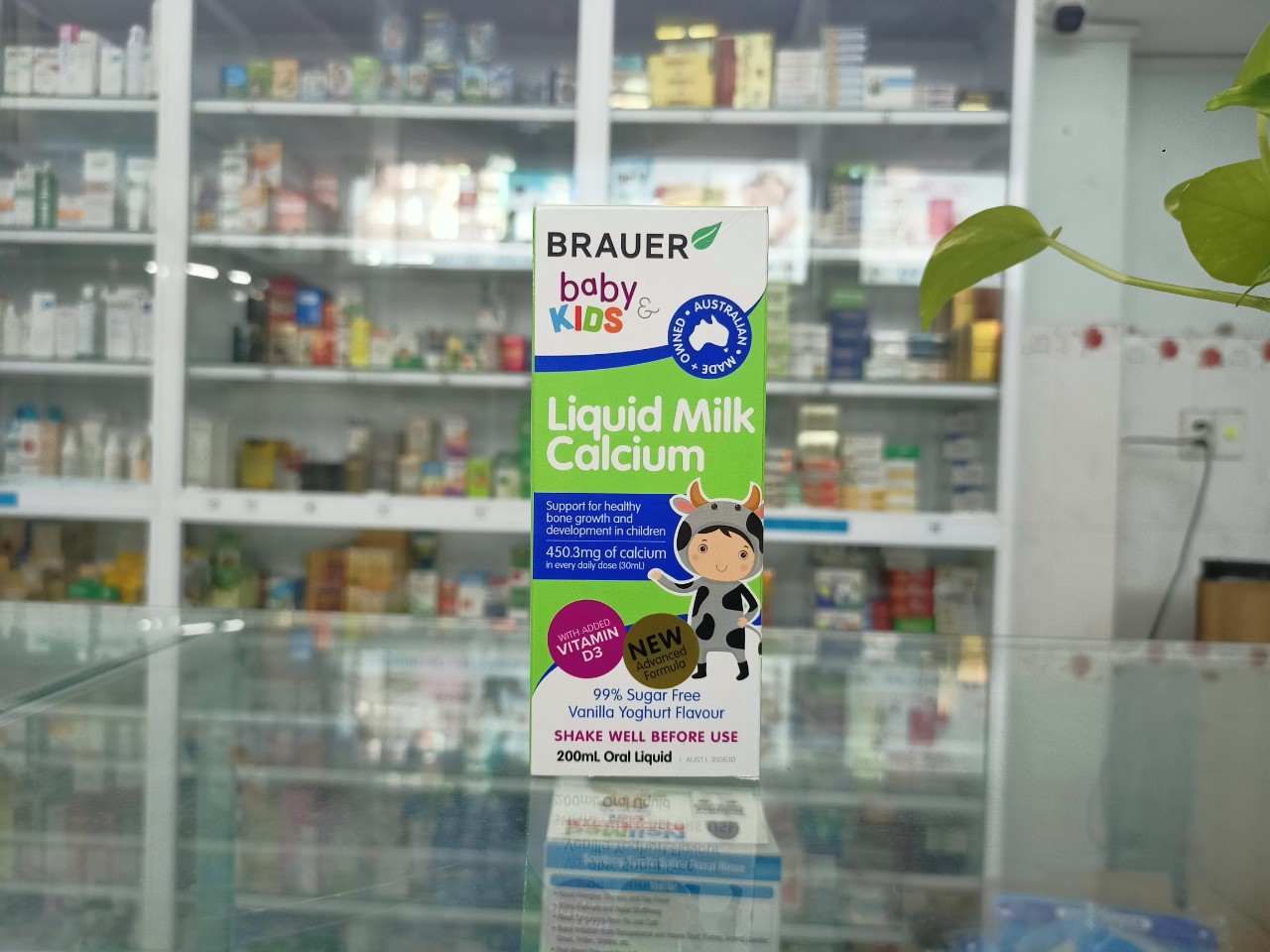 CHÍNH HÃNG) - Brauer Liquid milk calcium, canxi dạng sữa cho trẻ từ 1 tuổi trở lên