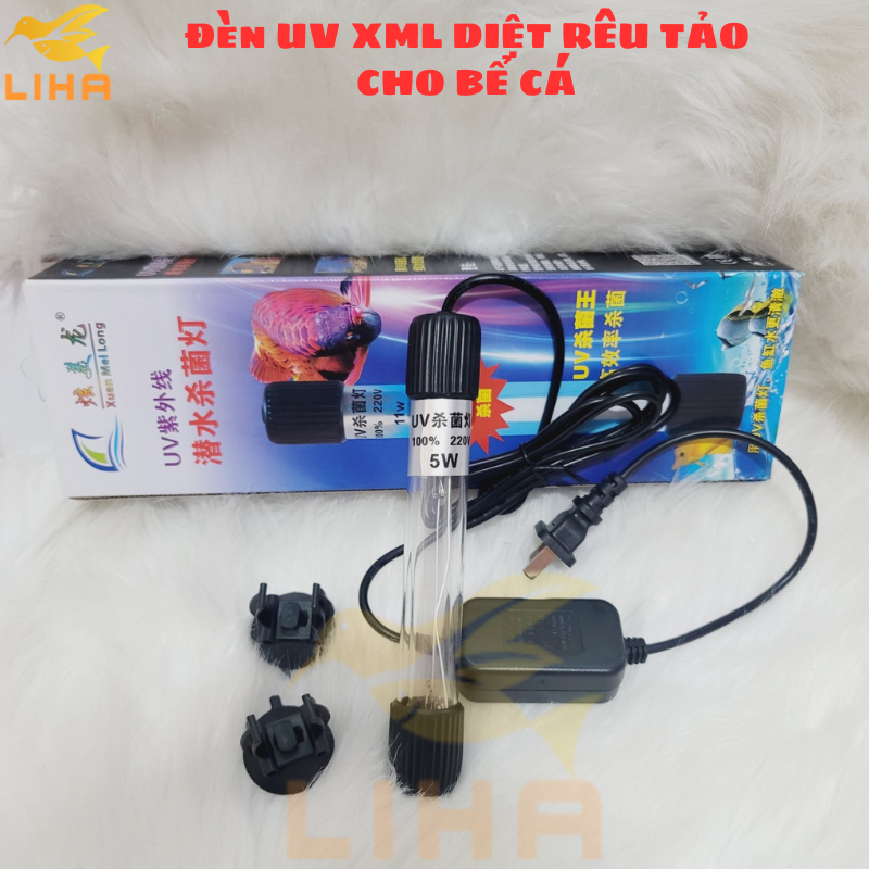 Đèn UV Diệt Tảo Diệt Khuẩn XML 5W -  UV Xuanmeilong Cho Bể Cá