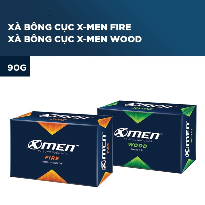Xà bông cục x-men 90g