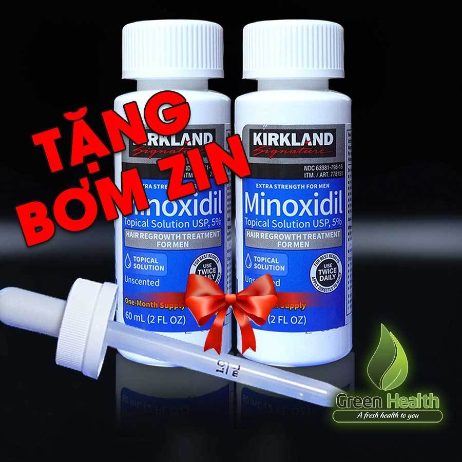 Combo tiết kiệm 2 Minoxidil 5% chính hãng kèm ống bơm zin