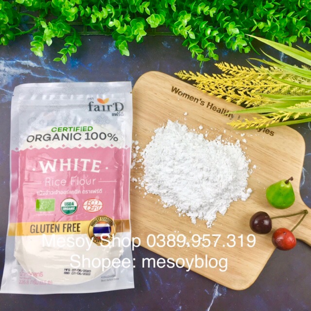 Bột gạo hữu cơ Thái Lan-Nguyên gói