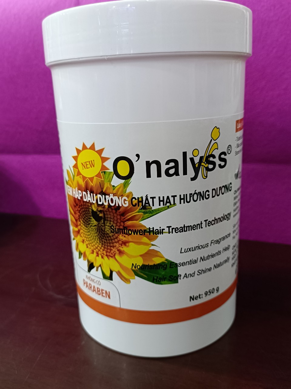 Kem hấp dầu dưỡng chất suôn mềm mượt Onalyss dung tích 1000ml