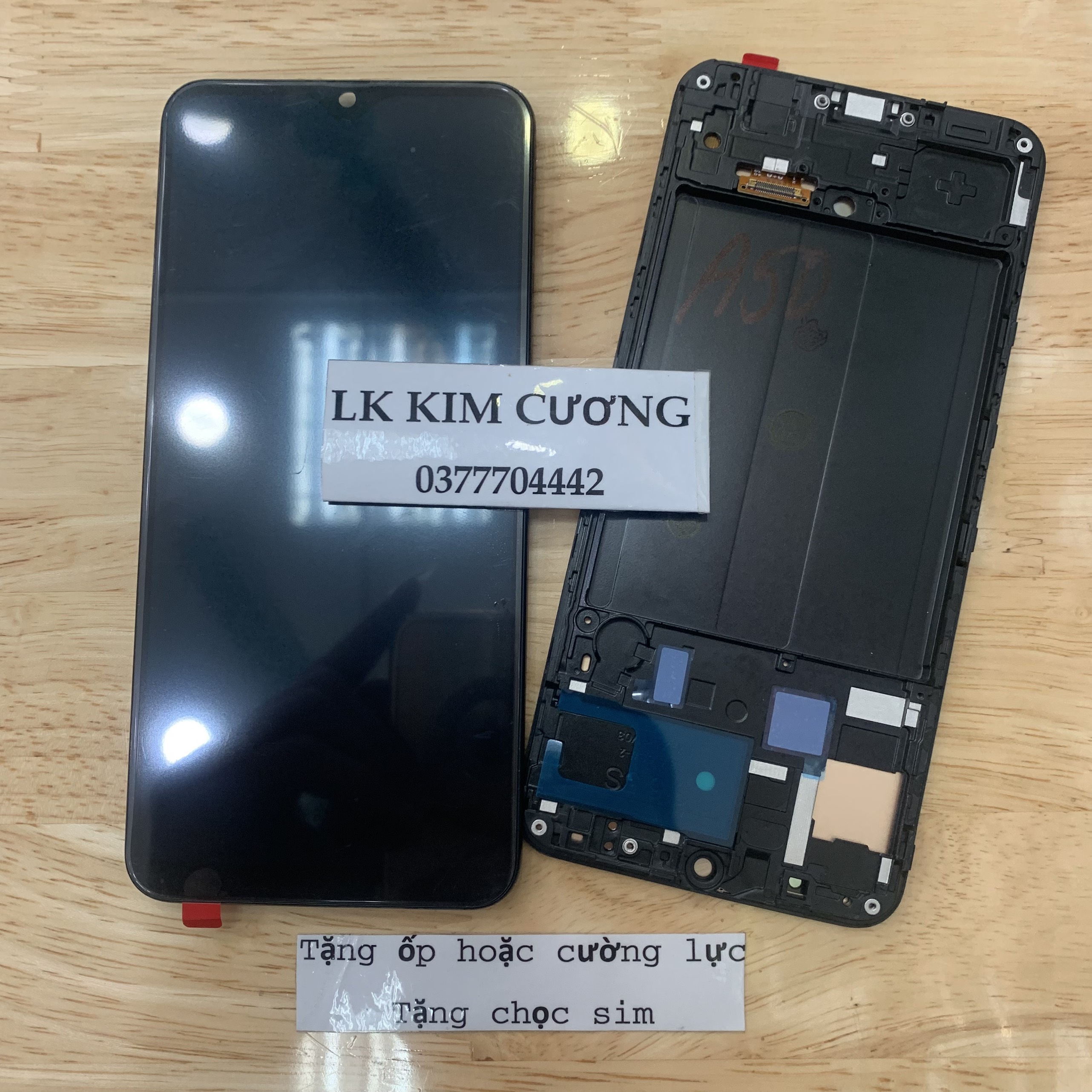 Màn hình thay thế ss a50 - oled liền khung