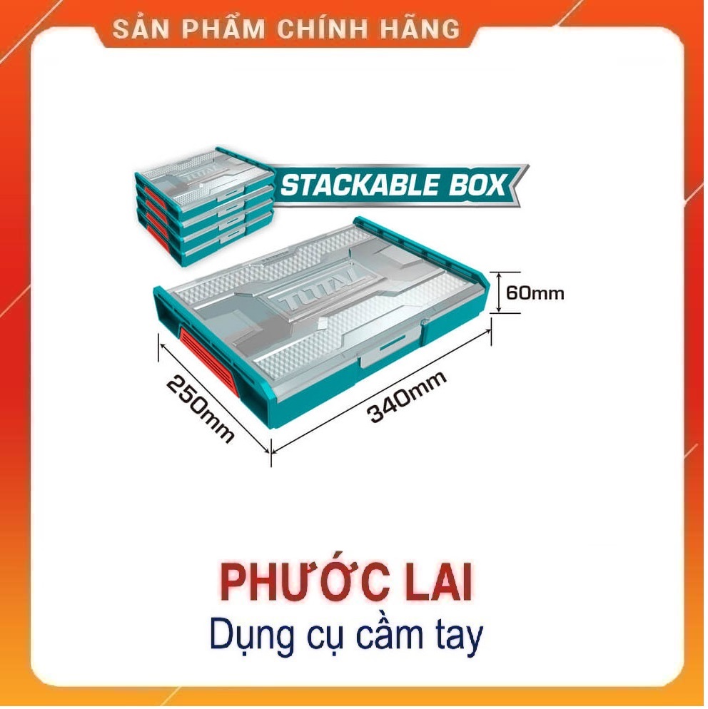 Hộp nhựa đựng đồ nghề Total THKTV02